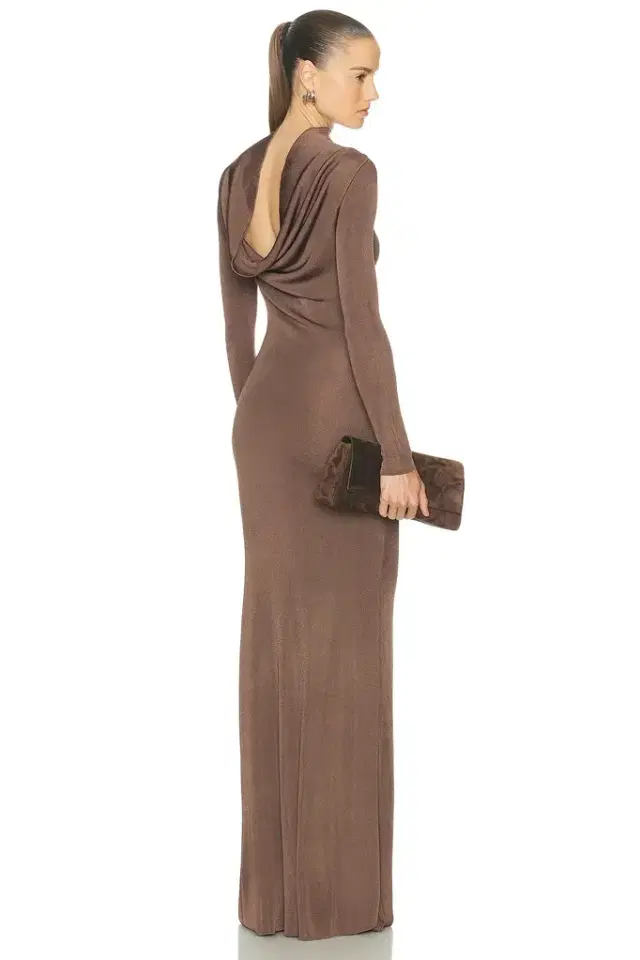 SRG Sylveeah Draped Cowl Gown