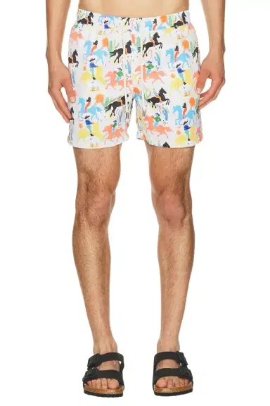 Arrels Barcelona Cowboy x Simmon Said Classic Swim Shorts | Thumbnail 1