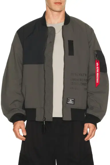Alpha Industries L-2B Relaxed Patchwork Flight Jacket | Thumbnail 2