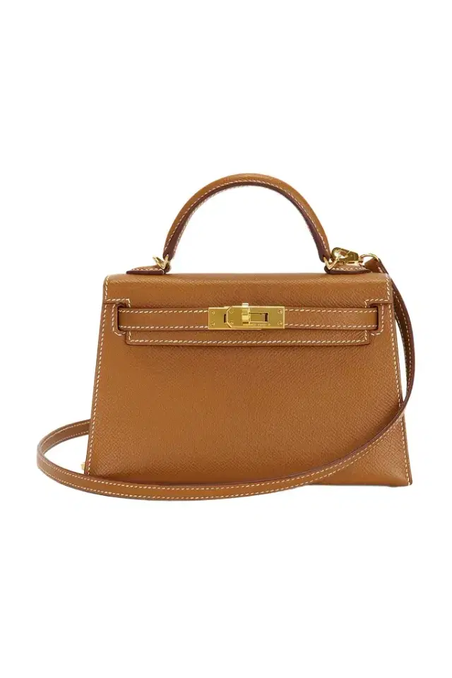 HERMÈS Hermes Epsom Kelly 20 Sellier Handbag