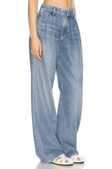 Citizens of Humanity Petra Pleated Wide Leg Jeans | Thumbnail 2