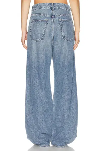 Citizens of Humanity Petra Pleated Wide Leg Jeans | Thumbnail 4