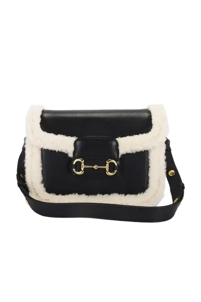 Gucci Gucci Shearling Horsebit 1955 Shoulder Bag