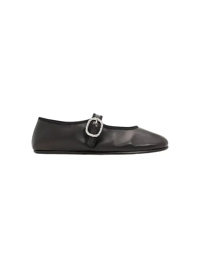 Bottega Veneta Women's Veneziana Nappa Leather Ballerina Flats