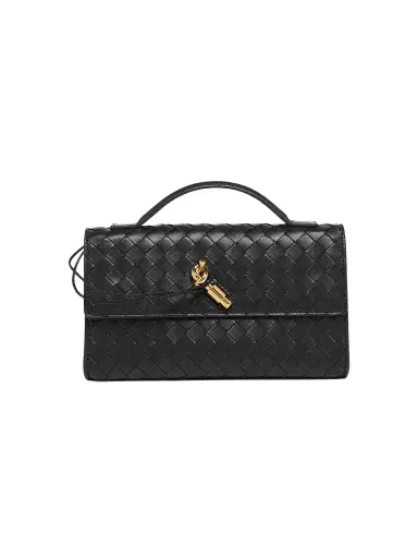 Bottega Veneta Women's Andiamo Leather Clutch | Thumbnail 1 Bottega Veneta Women's Andiamo Leather Clutch | Thumbnail 1