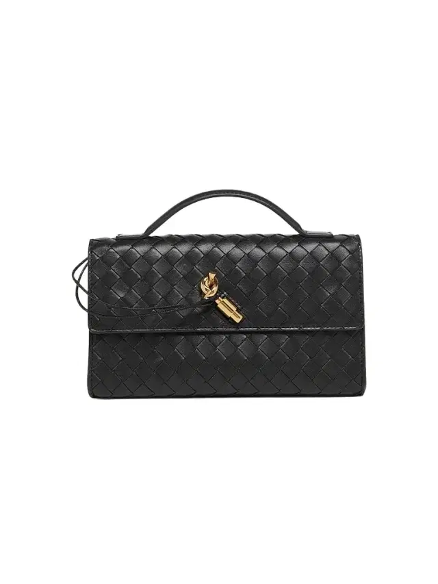 Bottega Veneta Women's Andiamo Leather Clutch