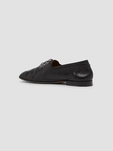 Bottega Veneta Women's Gino Lace-Up Leather Shoes | Thumbnail 4