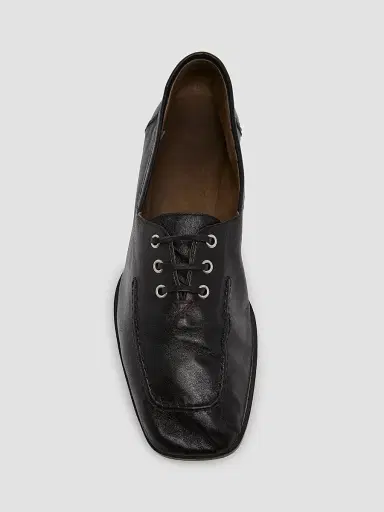 Bottega Veneta Women's Gino Lace-Up Leather Shoes | Thumbnail 6