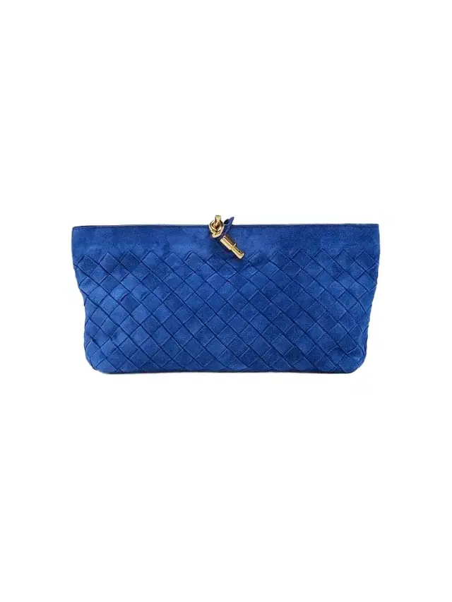 Bottega Veneta Women's Andiamo Boat Intrecciato Suede Pouch