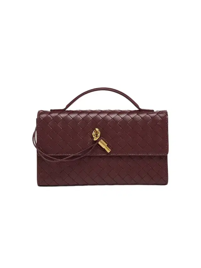 Bottega Veneta Women's Andiamo Leather Clutch