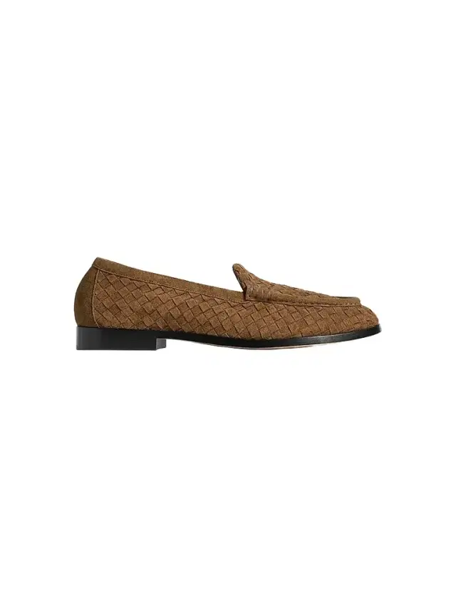Bottega Veneta Women's Silenzio Intrecciato Supple Suede Loafers
