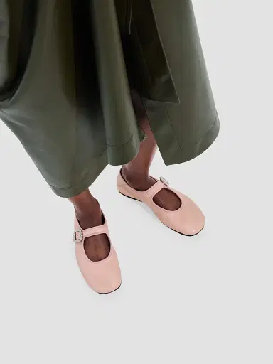 Bottega Veneta Women's Veneziana Nappa Leather Ballerina Flats | Thumbnail 2 Bottega Veneta Women's Veneziana Nappa Leather Ballerina Flats | Thumbnail 2