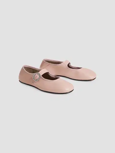 Bottega Veneta Women's Veneziana Nappa Leather Ballerina Flats | Thumbnail 5 Bottega Veneta Women's Veneziana Nappa Leather Ballerina Flats | Thumbnail 5
