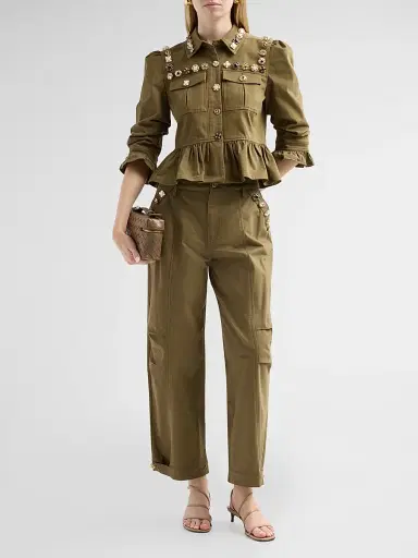 Cinq à Sept Women's Mixed Buttons Delanie Jacket | Thumbnail 2