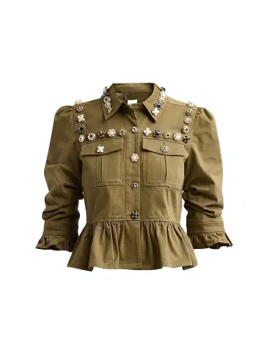 Cinq à Sept Women's Mixed Buttons Delanie Jacket | Thumbnail 1