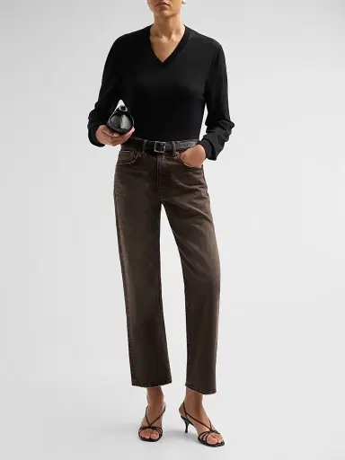 R13 Women's Boyfriend Crop Jeans | Thumbnail 2