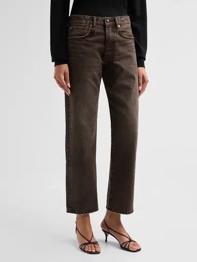 R13 Women's Boyfriend Crop Jeans | Thumbnail 4