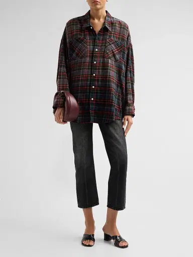 R13 Women's Drop Neck Workshirt | Thumbnail 2