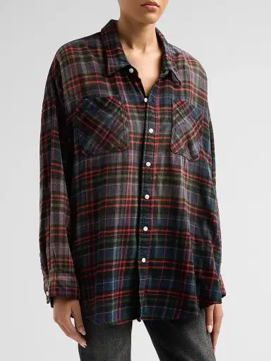R13 Women's Drop Neck Workshirt | Thumbnail 4
