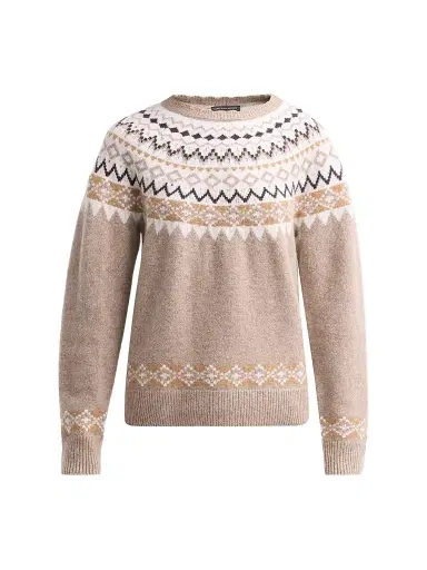 Saks Fifth Avenue Women's Fair-Isle-Inspired Cashmere Sweater | Thumbnail 1