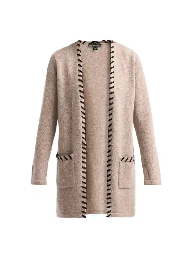 Saks Fifth Avenue Women's Whipstitch Cashmere Cardigan | Thumbnail 1