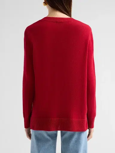 Saks Fifth Avenue Women's Cashmere V-Neck Sweater | Thumbnail 3