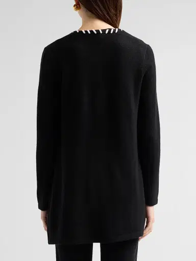 Saks Fifth Avenue Women's Whipstitch Cashmere Cardigan | Thumbnail 3
