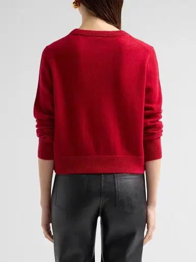 Saks Fifth Avenue Women's V-Neck Cashmere Crop Cardigan | Thumbnail 3