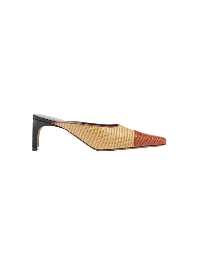 Ulla Johnson Women's Carlyle Spotted Calf Hair Mules
