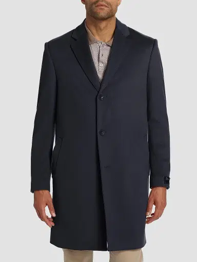 Saks Fifth Avenue Men's COLLECTION Classic Cashmere Topcoat | Thumbnail 3 Saks Fifth Avenue Men's COLLECTION Classic Cashmere Topcoat | Thumbnail 3