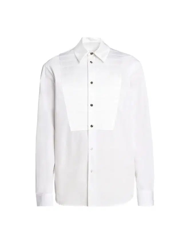 Versace Men's Textured-Bib Cotton Shirt