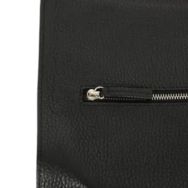 Chanel Chanel Maxi "Souplissimo" Large Flap Bag Black Grained Calfskin Silver Hardware | Thumbnail 8 Chanel Chanel Maxi "Souplissimo" Large Flap Bag Black Grained Calfskin Silver Hardware | Thumbnail 8