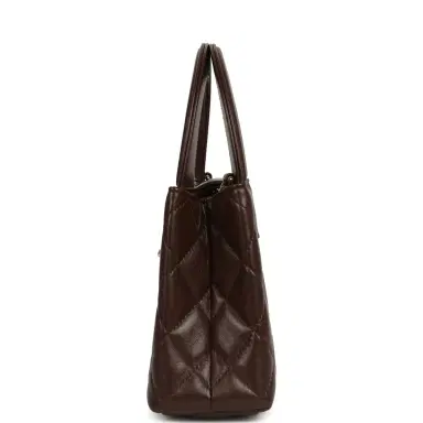 Chanel Chanel Small Kelly Shopper Dark Brown Lambskin Gold Hardware | Thumbnail 3 Chanel Chanel Small Kelly Shopper Dark Brown Lambskin Gold Hardware | Thumbnail 3