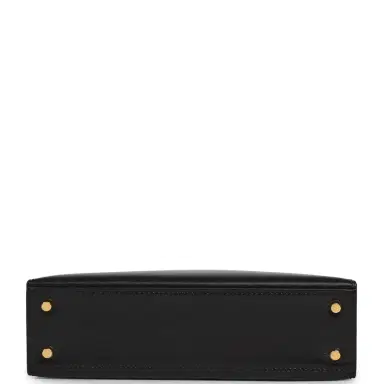 HERMÈS Hermes Kelly Sellier 20 Black Box Gold Hardware | Thumbnail 6