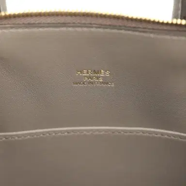 HERMÈS Hermes Mini 1923 Bolide Etain Evercolor Gold Hardware | Thumbnail 7