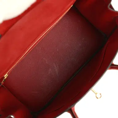 HERMÈS Pre-owned Hermes Birkin 30 Rouge H Matte Alligator Gold Hardware | Thumbnail 8