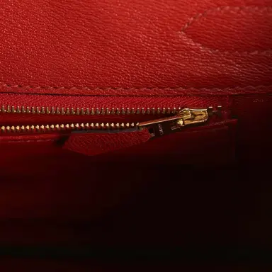 HERMÈS Pre-owned Hermes Birkin 30 Rouge H Matte Alligator Gold Hardware | Thumbnail 9
