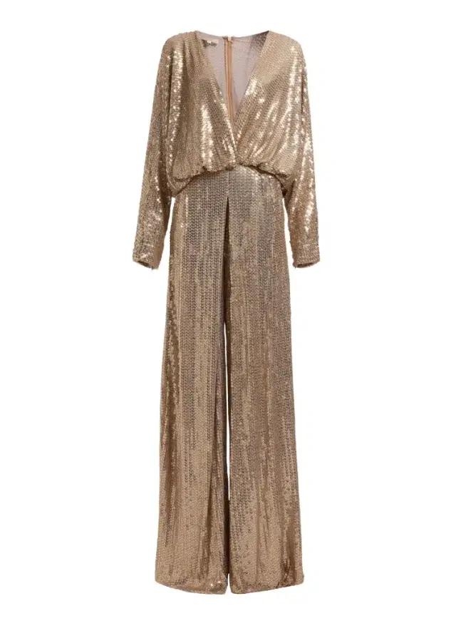 Elie Saab Sequined Jersey Jumpsuit