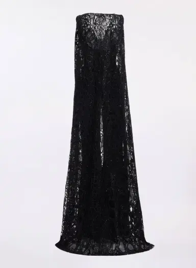 Elie Saab Sequin Embroidered Tulle & Cady Jumpsuit | Thumbnail 5 Elie Saab Sequin Embroidered Tulle & Cady Jumpsuit | Thumbnail 5