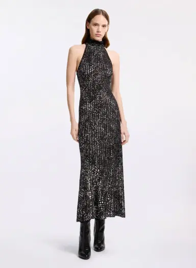 Elie Saab Halter Neck Knit Dress | Thumbnail 2 Elie Saab Halter Neck Knit Dress | Thumbnail 2