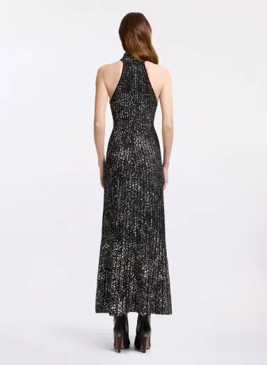 Elie Saab Halter Neck Knit Dress | Thumbnail 3 Elie Saab Halter Neck Knit Dress | Thumbnail 3