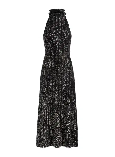 Elie Saab Halter Neck Knit Dress | Thumbnail 1 Elie Saab Halter Neck Knit Dress | Thumbnail 1