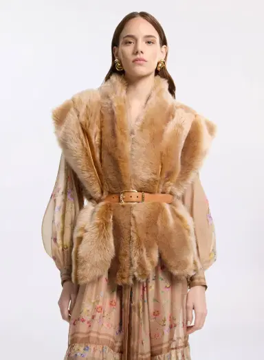 Elie Saab Fur Vest | Thumbnail 2 Elie Saab Fur Vest | Thumbnail 2