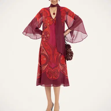 La Double J Midi Magnifico Dress | Thumbnail 6