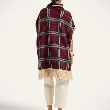La Double J Check Poncho | Thumbnail 2