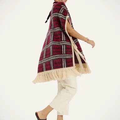 La Double J Check Poncho | Thumbnail 5