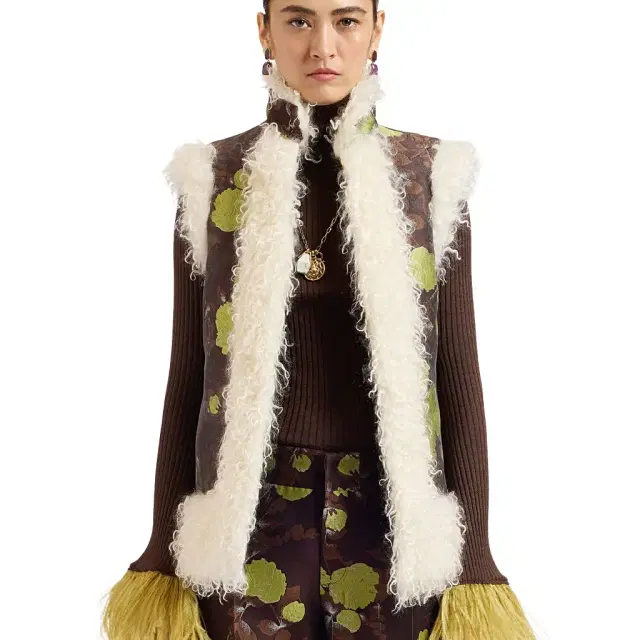 La Double J Sleeveless Folk Jacket