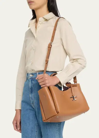 Tod's Mini Leather Tote Bag | Thumbnail 2