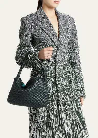 Bottega Veneta Tosca Intreccio Leather Shoulder Bag | Thumbnail 2