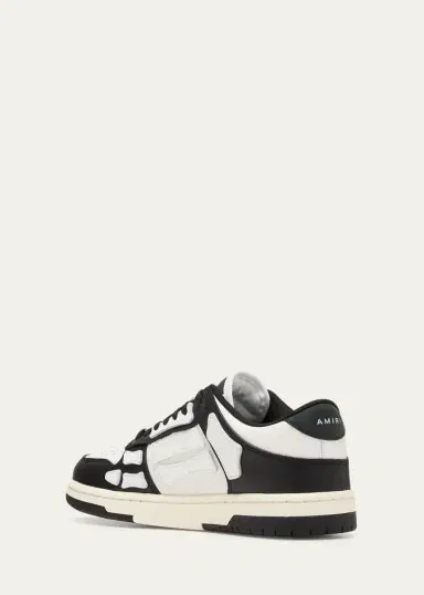 AMIRI Skel Bicolor Leather Low-Top Sneakers | Thumbnail 4